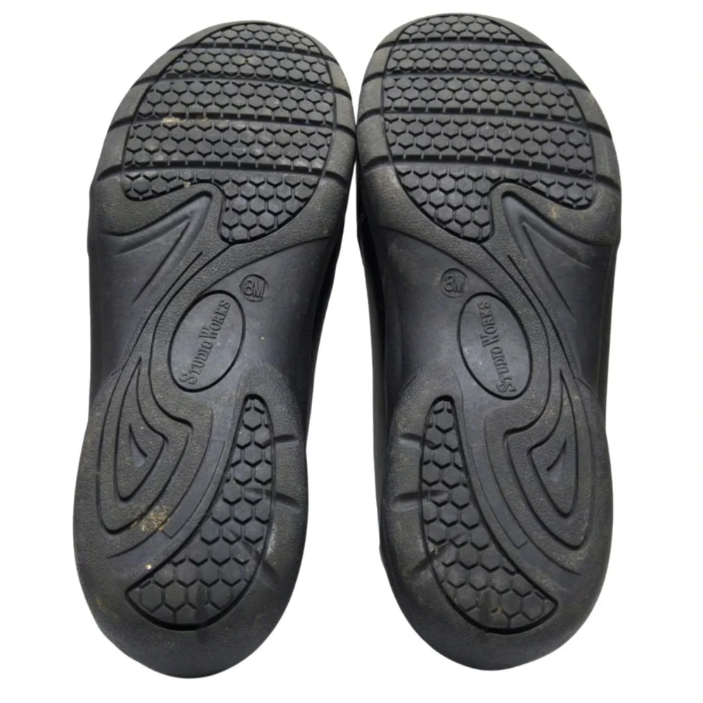 Studio‎ Works Comfort Black SW-BLAIR Slip On Flats Women's Size 8M, Pre-owned